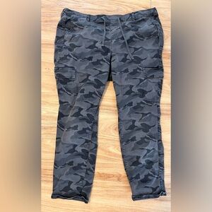 Torrid Gray Camo Cargo Pants